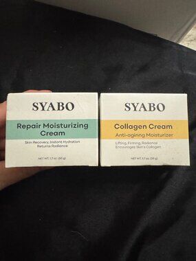 Syabo Collagen Cream and Repair Anti-aging Moisturizer 2-pk 1.7 Oz (Sealed)